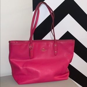 Coach Fuchsia Tote